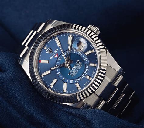 buy rolex sky dweller blue|rolex occasion sky dweller.